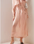 MATÉRIEL Zweireihiger Trenchcoat aus Seidenorganza